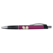 Kleurrijke Zoete Doodle Bloem Aangepaste Naam Pen (Bovenkant)