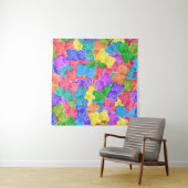 Kleurrijke zoete gelei beren, gummie snoepjes. Sli Wandkleed (In Situ (horizontaal))