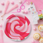 Kleurrijke zoete lolly's Borden Papieren Bordje (Feest)