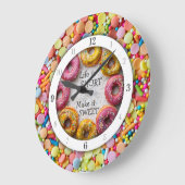 Kleurrijke zoetstoffen, geglazuurde donuts en Quot Grote Klok (Hoek)