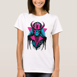 Kleurrijke Zombie Art T-shirt