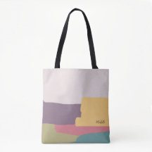 Kleurrijke Zomer Abstract Met Monogram