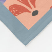 Kleurrijke zomer collage patroon Floral Schots Fleece Deken (Hoek)