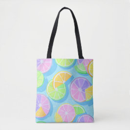 KLEURRIJKE ZOMER- EN STRANDTHEMA SCÈNE TOTE BAG