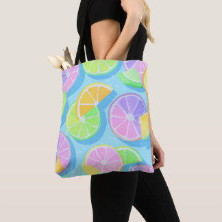 KLEURRIJKE ZOMER- EN STRANDTHEMA SCÈNE TOTE BAG