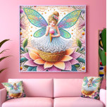 Kleurrijke zomer Fairy Two illustratie Folie Afdrukken<br><div class="desc">Dompel jezelf onder in de betoverende schoonheid van een levendige zomerse sprookjesillustratie.</div>