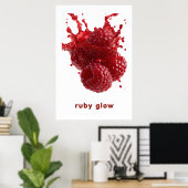 Kleurrijke Zomer Fruit Poster (Thuiskantoor)