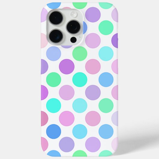 Kleurrijke Zomer Licht Polka Dots Art Patroon Case-Mate iPhone Case (Achterkant)