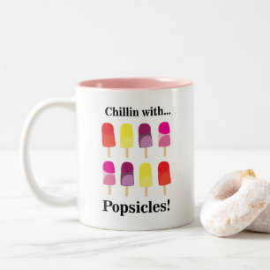 Kleurrijke Zomer Popsicle Tweekleurige Koffiemok