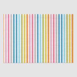 Kleurrijke zomer regenboog strepen tissuepapier