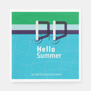 Kleurrijke zomer servet