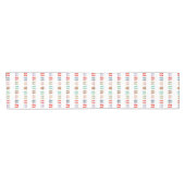 Kleurrijke Zomer Strand Teenslippers Tafelloper (Horizontaal)