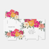 Kleurrijke Zomer Tuin Helder Bloem Bruidsshower Bedankdoosjes (Uitgevouwen)
