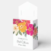 Kleurrijke Zomer Tuin Helder Bloem Bruidsshower Bedankdoosjes (Geopend)