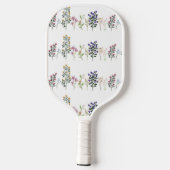 Kleurrijke zomer Wildflower Patroon Pickleball Paddle (Achterkant)