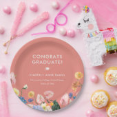 Kleurrijke zomerFloral Gradual Party Papieren Bordje (Feest)