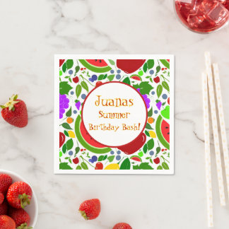Kleurrijke Zomerfruit Servet