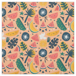 Kleurrijke Zomerfruit Stof
