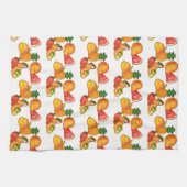 Kleurrijke zomerfruitsalade theedoek (Horizontaal)