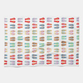 Kleurrijke zomerkeuken Teenslippers Dish Towel Theedoek (Horizontaal)