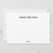 Kleurrijke Zomermeer Zonsopkomst Reflecties Feestdagenkaart (Achterkant)