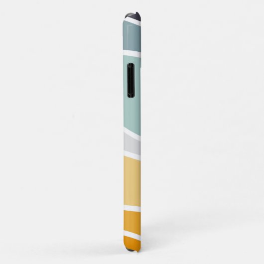 Kleurrijke zomerse retro stijl golven Case-Mate iPhone case (Achterkant/rechts)