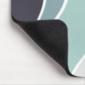 Kleurrijke zomerse retro stijl golven muismat (Hoek)