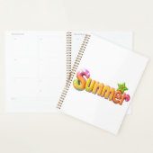 Kleurrijke zomertekst met ster planner (Display)
