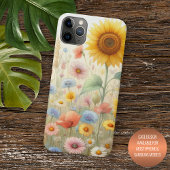 Kleurrijke Zomerveldbloemen Bloemen Bloemen Bloeme Case-Mate iPhone Case
