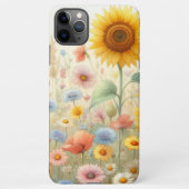 Kleurrijke zomerwilde bloemen bloemenkunst met Wat iPhone Hoesje (Achterkant)