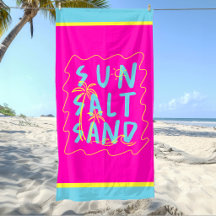 Kleurrijke Zon Zand Zout