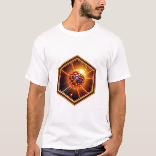 Kleurrijke Zonne Foton T-shirt (Voorkant)