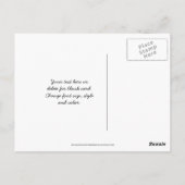 Kleurrijke zonnebloem Abstracte Bloem Kunst Briefkaart (Achterkant)