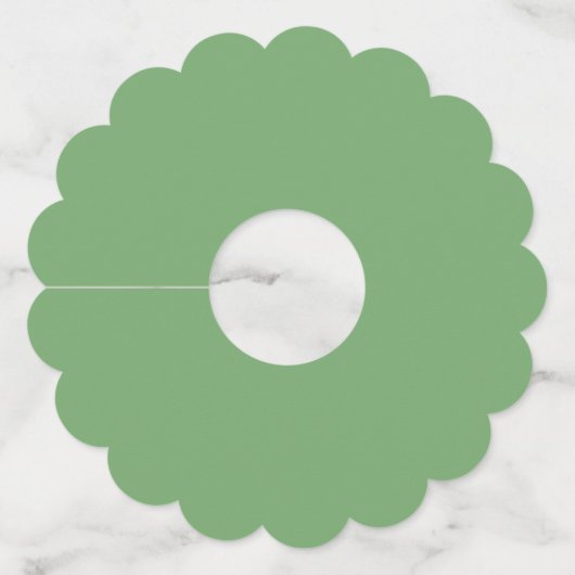 Kleurrijke Zonnebloem Bruidsdouche Wijnglaslabel (Achterkant)