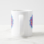 Kleurrijke zonnebloem grote koffiekop (Achterkant)