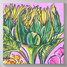 Kleurrijke Zonnebloem in Felle Kleuren