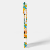 Kleurrijke Zonnebloem Schildering Met Monogram Case-Mate iPhone Case (Achterkant / Links)