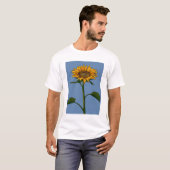 Kleurrijke zonnebloem t-shirt (Voorkant volledig)