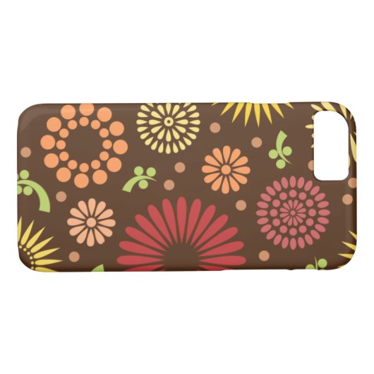 Kleurrijke  zonnebloemen Case-Mate iPhone case (Achterkant (Horizontaal))
