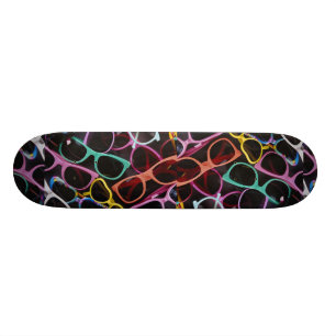 Kleurrijke zonnebril skateboard