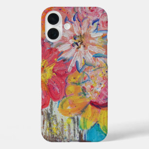 Kleurrijke zonnen van Lydia's Art Sangria iPhone 16 Plus Hoesje