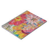 Kleurrijke zonnen van Lydia's Art Sangria Notitieboek (Linkerzijde)