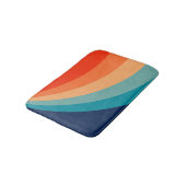 Kleurrijke zonnestralen badmat (Gekanteld)