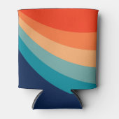 Kleurrijke zonnestralen blikjeskoeler (Voorkant)