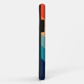 Kleurrijke zonnestralen Case-Mate iPhone case (Achterkant/rechts)