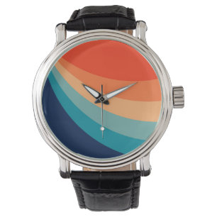 Kleurrijke zonnestralen horloge