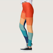 Kleurrijke zonnestralen leggings (Links)