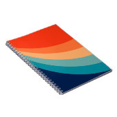 Kleurrijke zonnestralen notitieboek (Rechterzijde)