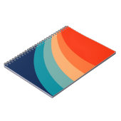 Kleurrijke zonnestralen notitieboek (Linkerzijde)