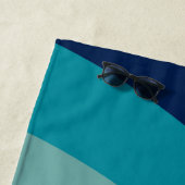 Kleurrijke zonnestralen strandlaken (In situ)